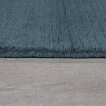 Tapis en laine Textured Border Laine - Bleu - 200 x 290 cm