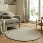 Hoogpolig vloerkleed Mellow Rond polyester - 133 x 133 cm - Beige