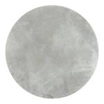 Tappeto a pelo lungo rotondo Mellow Poliestere - 133 x 133 cm - Color grigio pallido