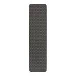 Tapis de couloir Argyll Polypropylène - Lavable - Anthracite - 57 x 230 cm