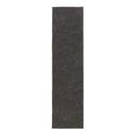 Hoogpolig vloerkleed Sheen polyester - Donkergrijs - 60 x 230 cm