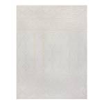 Tapis Shyla Polypropylène / Tissu chenille - Blanc - Lavable - 160 x 240 cm
