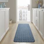 Tapis de couloir Argyll Polypropylène - Lavable - Bleu - 57 x 230 cm