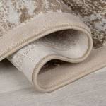 Laagpolig vloerkleed Trace polypropeen/polyester - beige - Beige - 120 x 170 cm