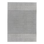 Laagpolig vloerkleed Elton Stripe polypropeen/chenille - wasbaar - Grijs - 160 x 240 cm