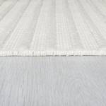 Laagpolig vloerkleed Elton Stripe polypropeen/chenille - wasbaar - Ivory - 80 x 160 cm