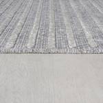 Laagpolig vloerkleed Elton Stripe polypropeen/chenille - wasbaar - Grijs - 200 x 320 cm