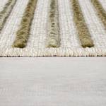 Tapis Elton Stripe Polypropylène / Tissu chenille - Lavable - Vert - 120 x 160 cm