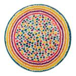 Tapis enfant Rainbow Spot rond Polypropylène - Multicolore - 100 x 100 cm