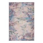 Tapis Reid Abstract Fibres mélangées / Polyester - Multicolore - Lavable - 80 x 150 cm