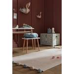 Tapis enfant Pom Edge Coton - 100 x 150 cm - Réversible - Rose