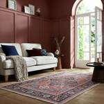 Laagpolig tapijt Windsor Traditional textielmix/polyester - wasbaar - Rouge/blauw - 200 x 290 cm