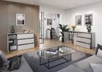 Sideboard Bastia 135 cm Steingrau