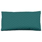 Housse de coussin Kari Coton - Turquoise - 80 x 40 cm