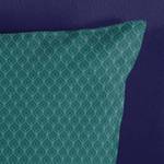 Housse de coussin Kari Coton - Turquoise - 80 x 40 cm