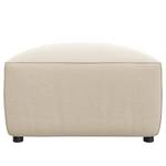 Gestoffeerde hocker ALON Geweven stof Saia: Beige