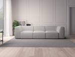 3-Sitzer Sofa ALON Webstoff Belana: Hellgrau