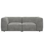 2-Sitzer Sofa ALON Bouclé Stoff Bony: Grau