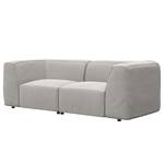 2-Sitzer Sofa ALON Webstoff Belana: Hellgrau