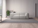 2-Sitzer Sofa ALON Webstoff Belana: Hellgrau