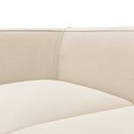 Chaise longue ALON Geweven stof Saia: Beige - Armleuning vooraanzicht links