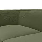 Chaise longue ALON Corduroy Snor: Groen - Armleuning vooraanzicht links