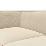 Chaise longue ALON Corduroy Snor: Beige - Armleuning vooraanzicht links