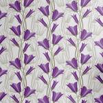 Papier peint Art Nouveau PVC - Mauve / Blanc - Hauteur : 90 cm