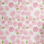 Behang Drawing Flower PVC - roze/wit - Hoogte: 90 cm