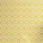 Papier peint Abstract Sun PVC - Jaune / Blanc - Hauteur : 250 cm