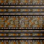 Papier peint African Style PVC - Noir / Marron - Hauteur : 250 cm