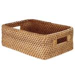 Mand SALON rechthoekig rotan - natuur - 17 x 23 cm