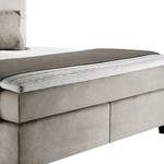 Boxspringbett Athena Creme - 180 x 200cm - H4 - Flachgewebe