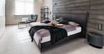 Boxspringbett Plata Anthrazit - 180 x 200cm - H3 - Flachgewebe