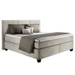 Boxspringbett Athena Creme - 160 x 200cm - H4 - Flachgewebe