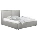 Gestoffeerd bed KINX Platweefsel Desna: Grijs - 180 x 200cm - Zonder matras - 1 opbergruimte - 150cm