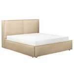 Letto imbottito Kinx Tessuto Desna: sabbia - 180 x 200cm - H2 - 1 contenitore - 150 cm