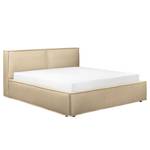 Letto imbottito Kinx Tessuto Desna: sabbia - 160 x 200cm - H3 - 1 contenitore - 110 cm