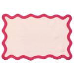 Sets de table CHICHI - Lot de 4 Lin / Coton - Rose