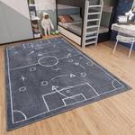 Kinderteppich Gameplan Polypropylen - Grau - 160 x 235 cm