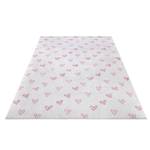 Kinderteppich Hearts Polypropylen - Pink - 160 x 235 cm