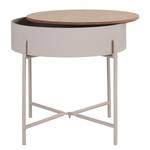 Beistelltisch Sisco Stahl - Beige