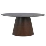 Table Bolton Plaqué bois véritable - 90 x 160 cm - Imitation noyer