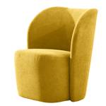 Fauteuil Nadolo Microfibre Sole: Jaune moutarde