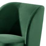 Fauteuil Nadolo Velours Blonda: Vert sapin