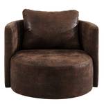 Fauteuil XXL Timboan Microfibre Goda: Marron bison