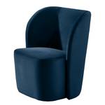 Fauteuil Nadolo Velours Blonda: Marineblauw