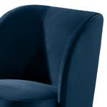 Fauteuil Nadolo Velours Blonda: Bleu marine