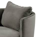 Fauteuil XXL Timboan Velours Blonda: Anthracite