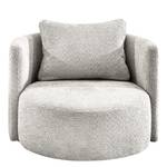 Fauteuil XXL Timboan Bouclè Abby: Gris